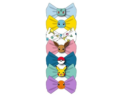 Barrettes à cheveux Pokémon, 7 pièces 