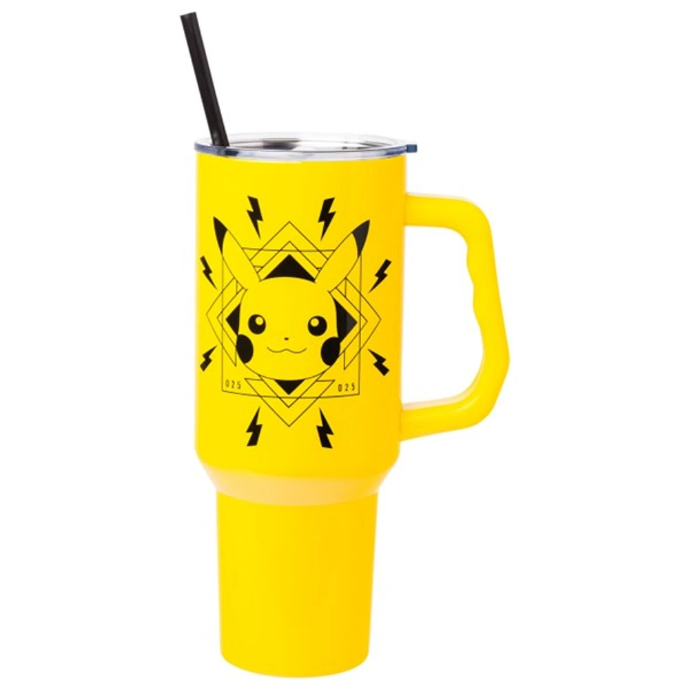 Pikachu Yellow Stainless Steel Tumbler 