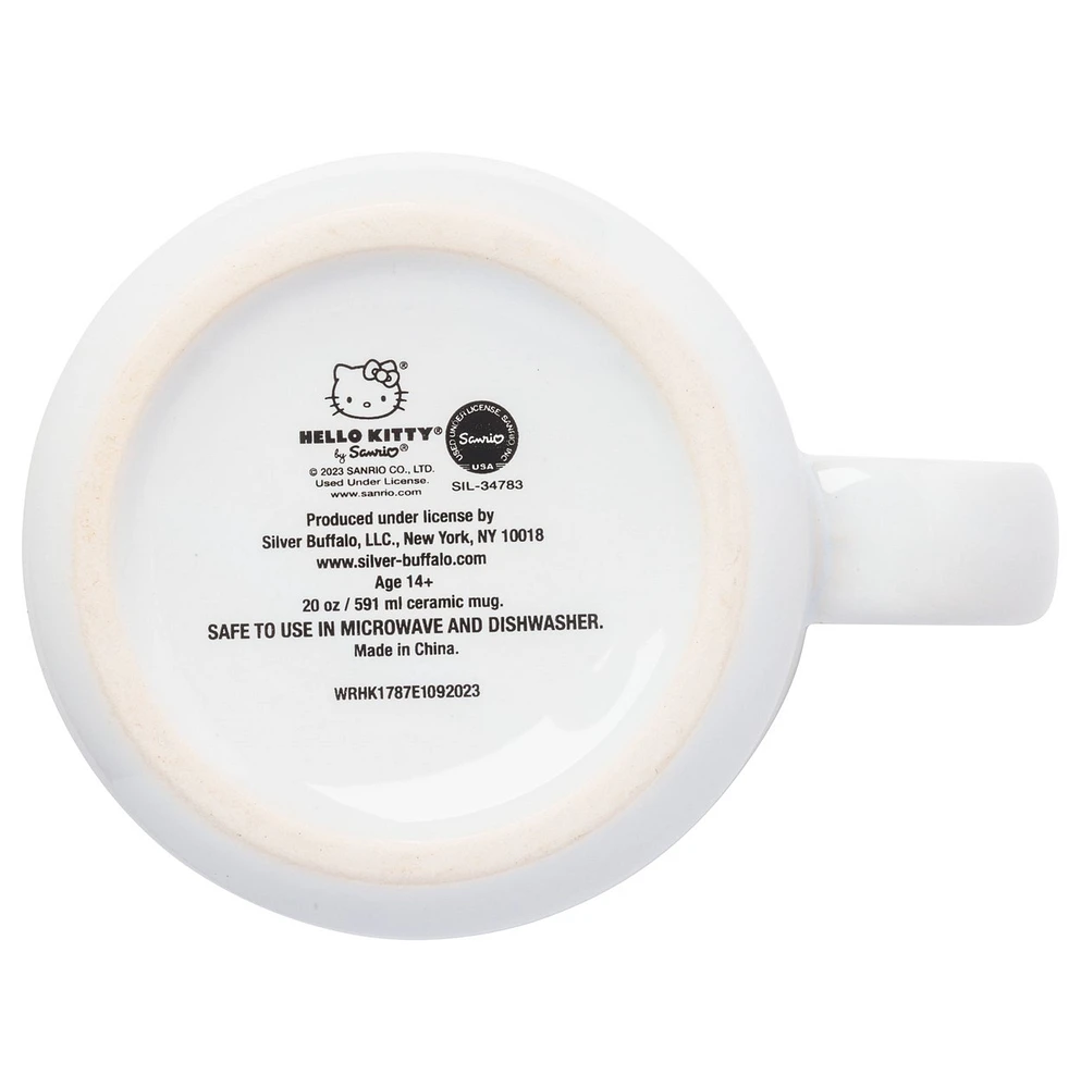 Tasse de camping-car léopard Hello Kitty 