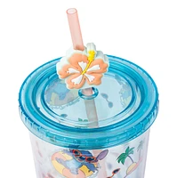 Stitch Ocean Palm Trees Tumbler 