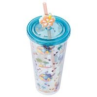 Stitch Ocean Palm Trees Tumbler 