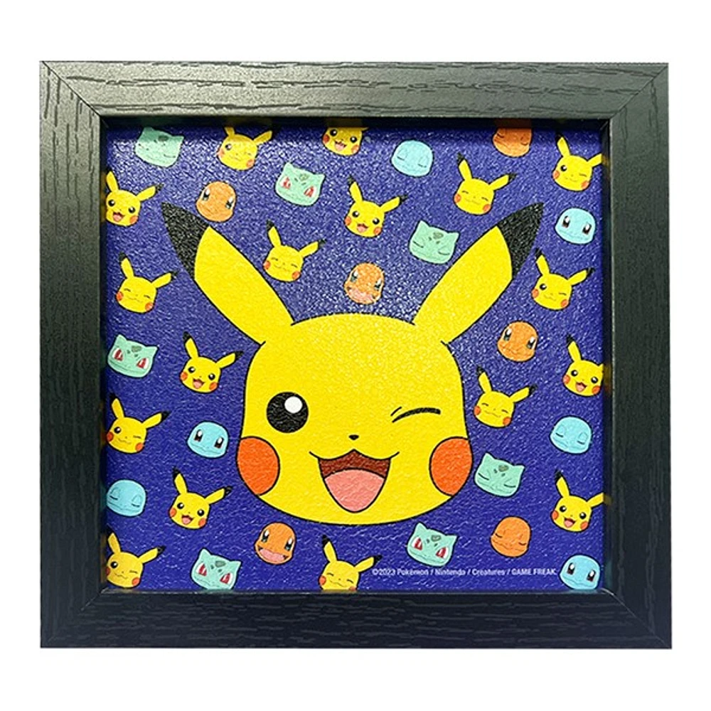 Pikachu Winking Wall Art 