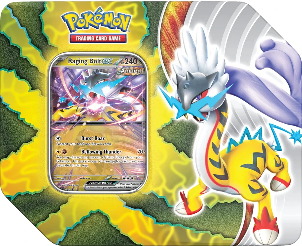 Pokémon Trading Card Game Paradox Destinies Tin Assortie – Une variation choisie au hasard