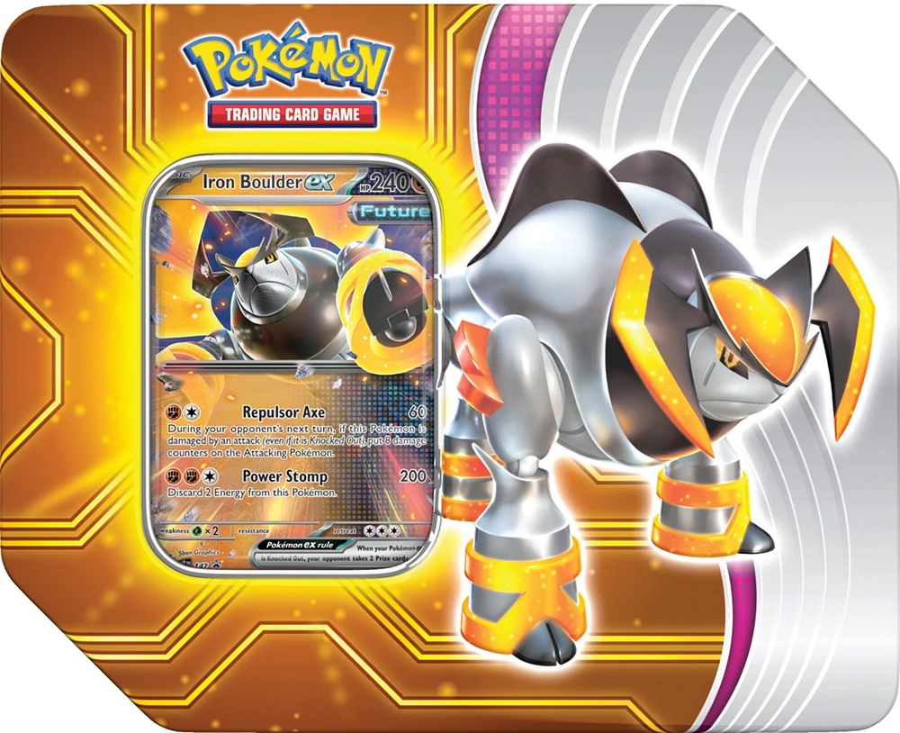 Pokémon Trading Card Game Paradox Destinies Tin Assortie – Une variation choisie au hasard