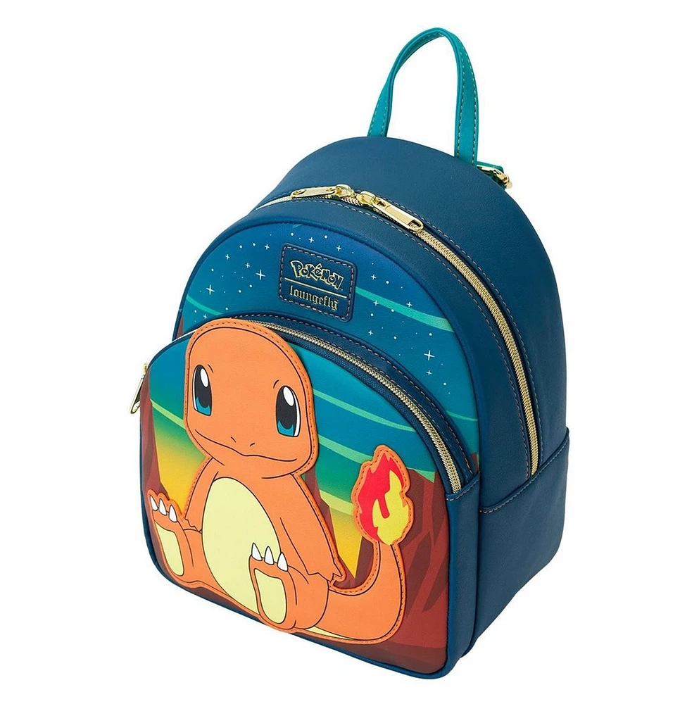 Loungefly : Mini sac à dos Pokémon Charmander phosphorescent 