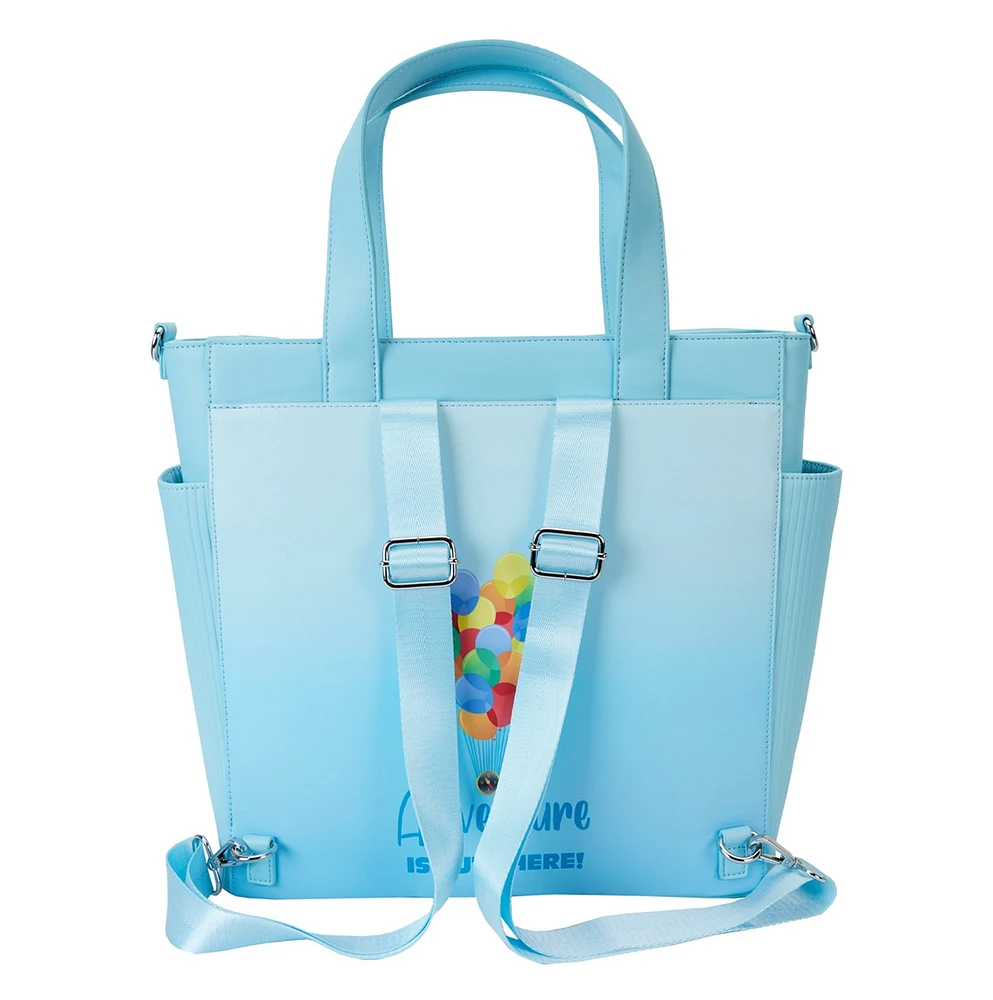 Loungefly: Up 15th Anniversary - Balloon House Convertible Backpack & Tote Bag 