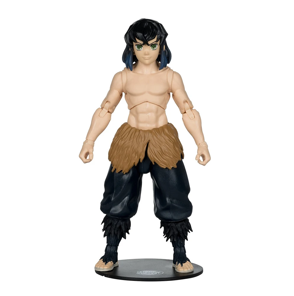 Demon Slayer Inosuke Hashibira (Unmasked) 7-Inch Action Figure 