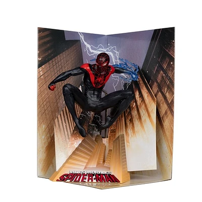 Marvel Spider-Man 1:10th Scale Collectible with Scene (Miles Morales: Spider-Man #1) 