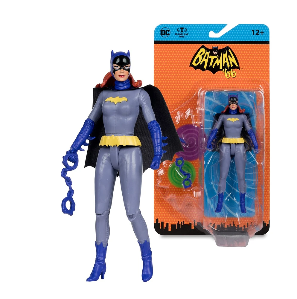 DC Retro Batgirl (Grey/Blue) (Batman 66' Comic) 6-Inch Action  