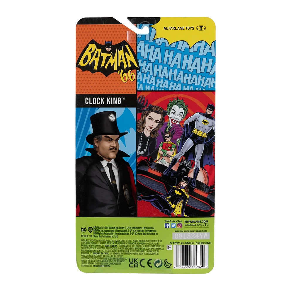 DC Retro Clock King (Batman 66' Comic) 6-Inch Action Figure 