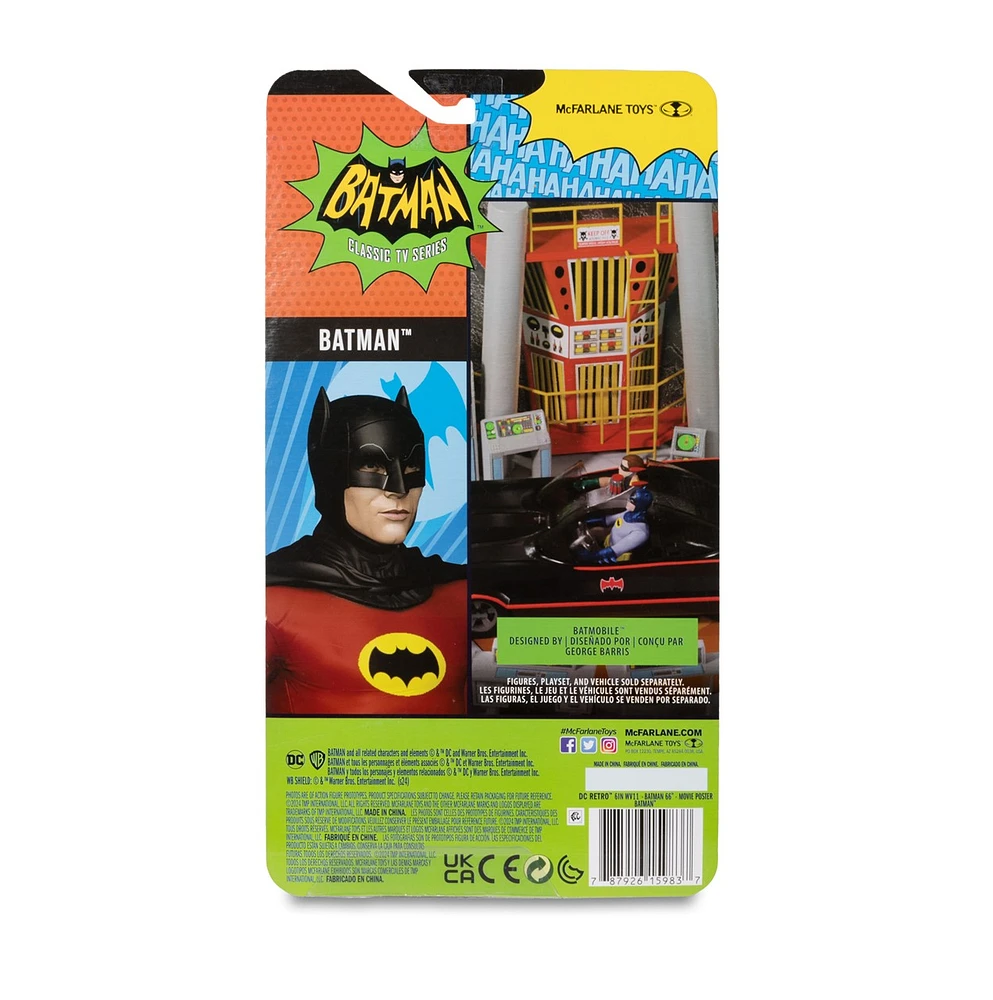 DC Retro Batman (Batman 66' Movie Poster) 6-Inch Action Figure 