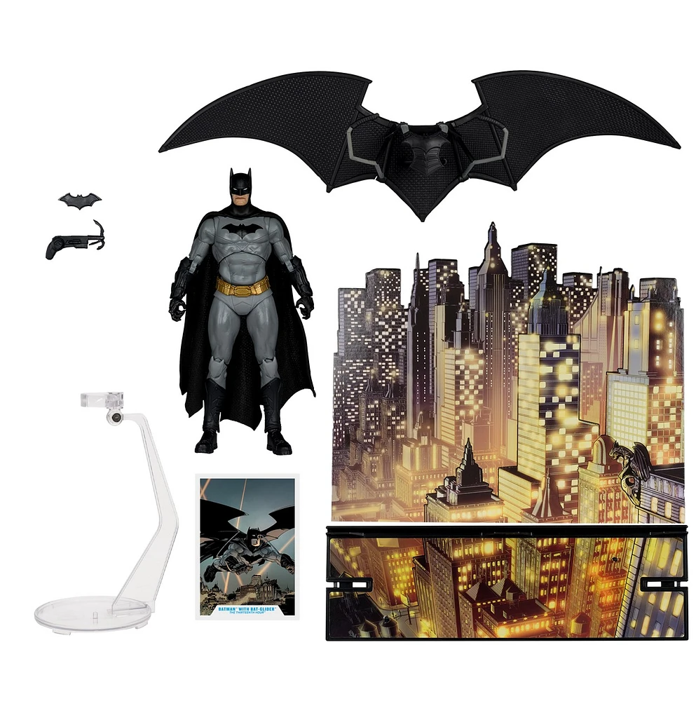 DC Multiverse Batman with Bat-Glider (The Thirteenth Hour) Gold Label 7-Inch Action Figure 
