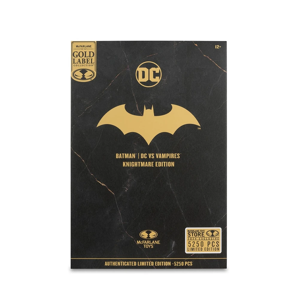 DC Multiverse Batman (DC vs Vampires) Knightmare Edition Gold Label 7-Inch Action Figure 