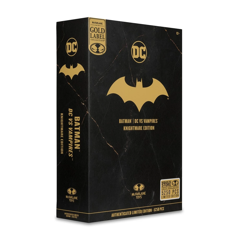 DC Multiverse Batman (DC vs Vampires) Knightmare Edition Gold Label 7-Inch Action Figure 