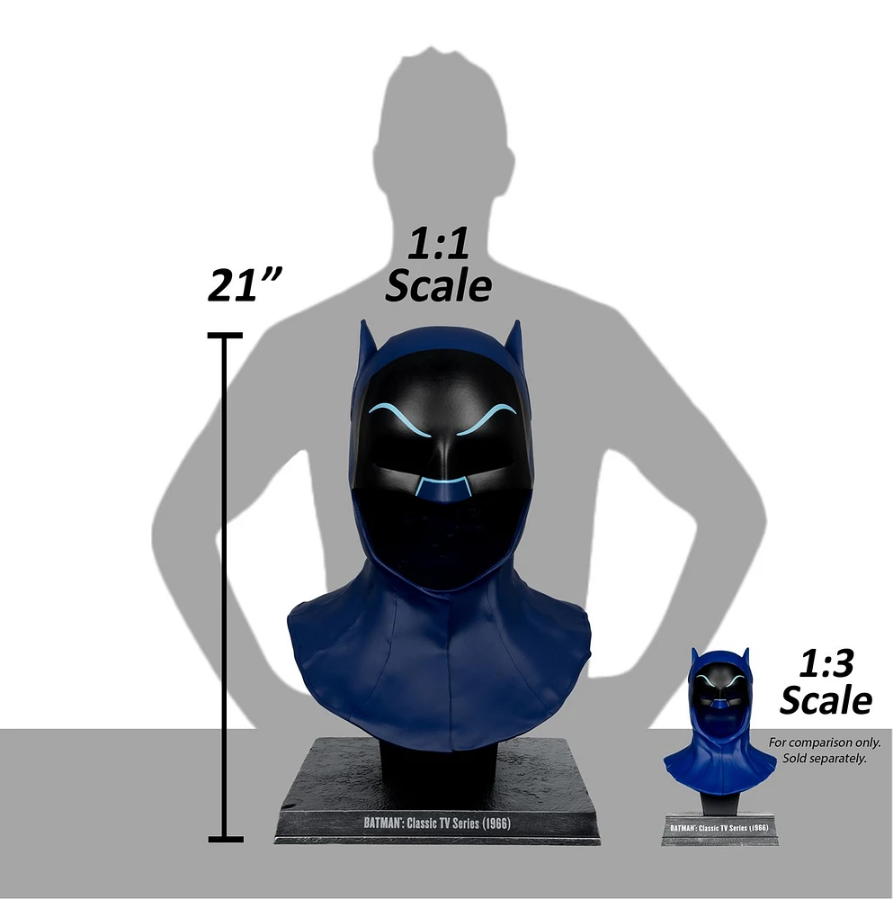 DC Direct Batman Classic TV Series (1966) Cowl Replica 1:1 Scale  