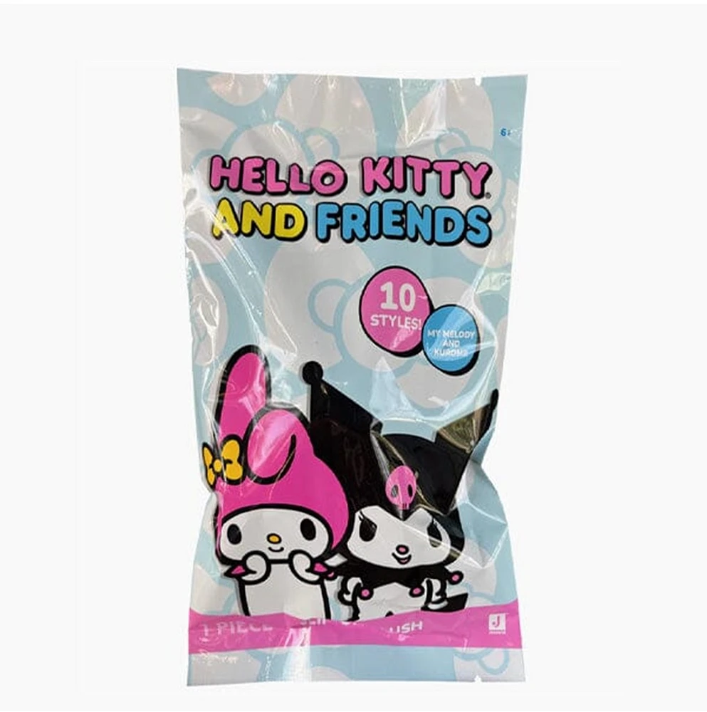 Hello Kitty- My Melody & Kuromi Blind Plush Clips – Une variation choisie au hasard
