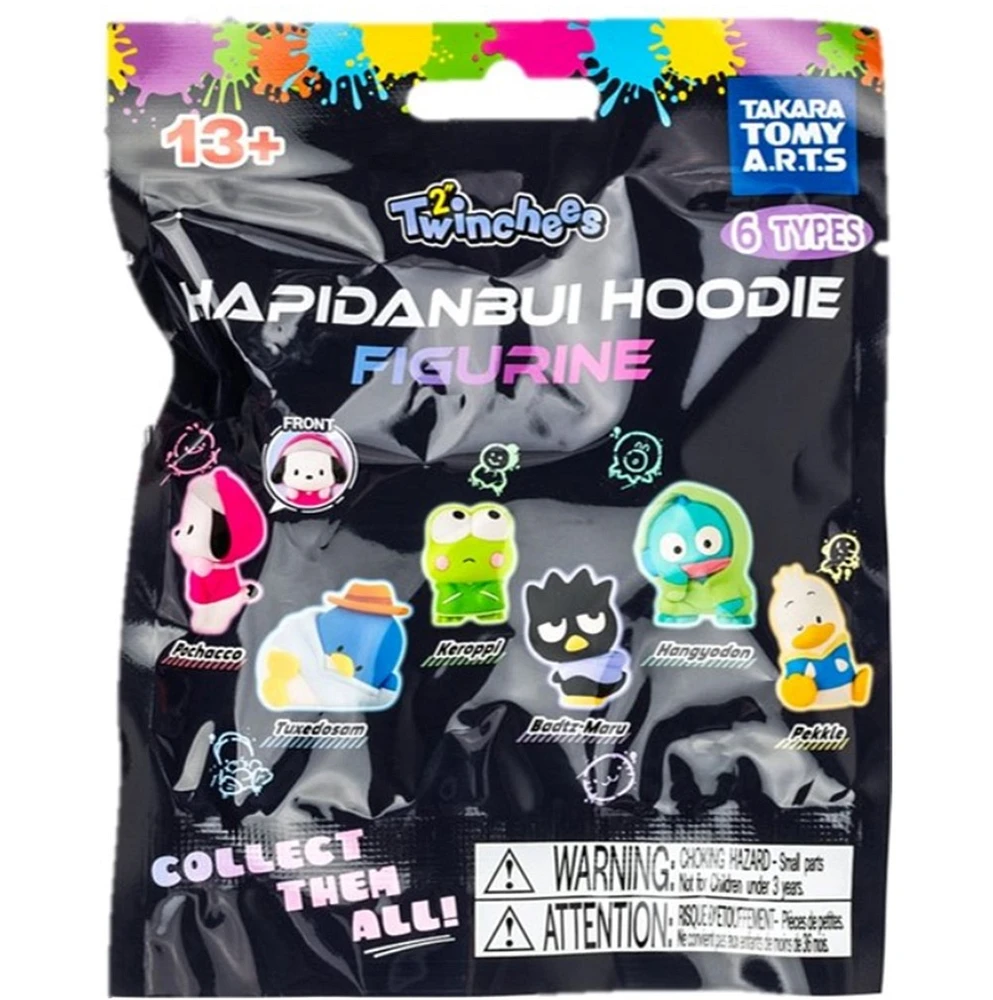 Sanrio Hapidanbui Hoodie Figure Mystery Bag – One Variation Chosen at Random