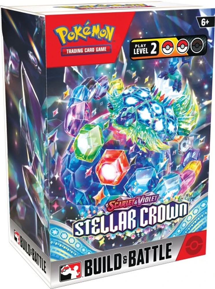 Pokémon Trading Card Game Scarlet & Violet Stellar Crown Build & Battle Box 