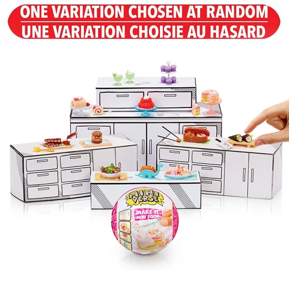 Miniverse Make It Mini Foods: Diner Series 3 - Assortment – One Variation Chosen at Random