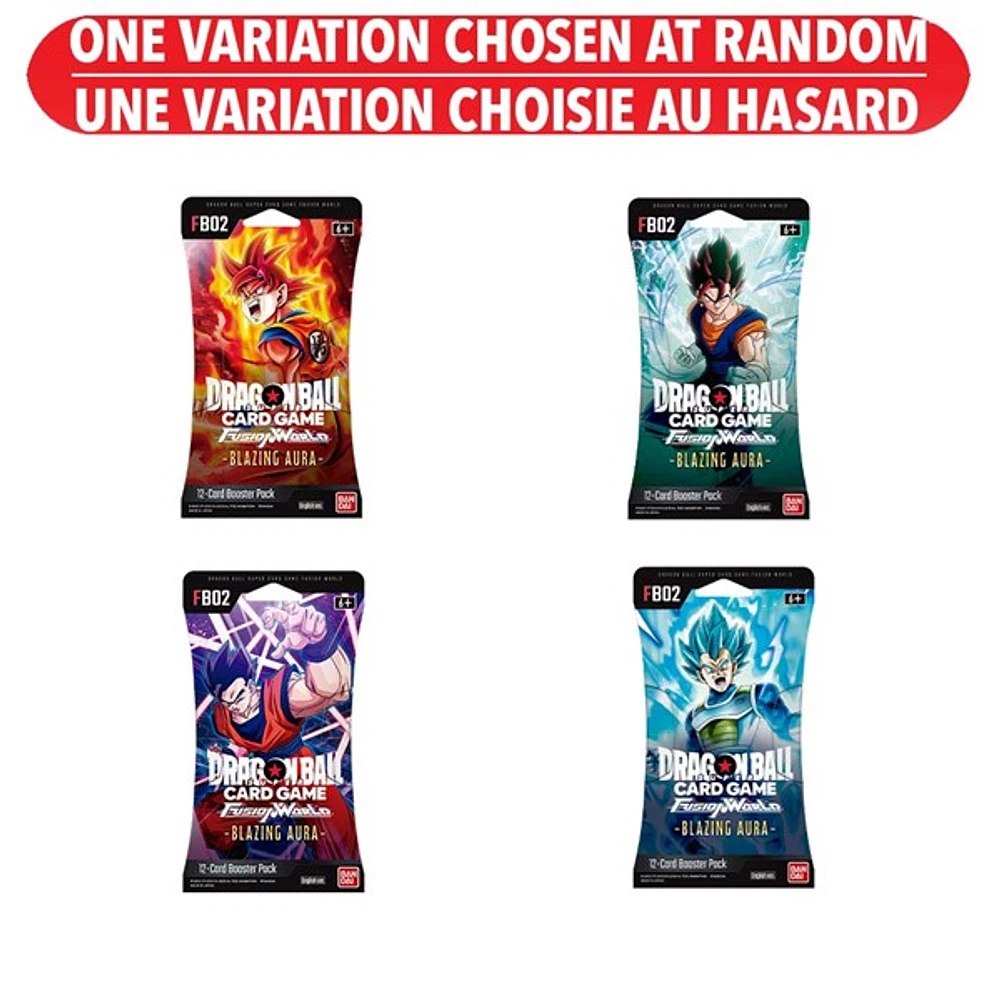 Dragon Ball Super Card Game Fusion World 02 Blazing Aura – One Variation Chosen at Random