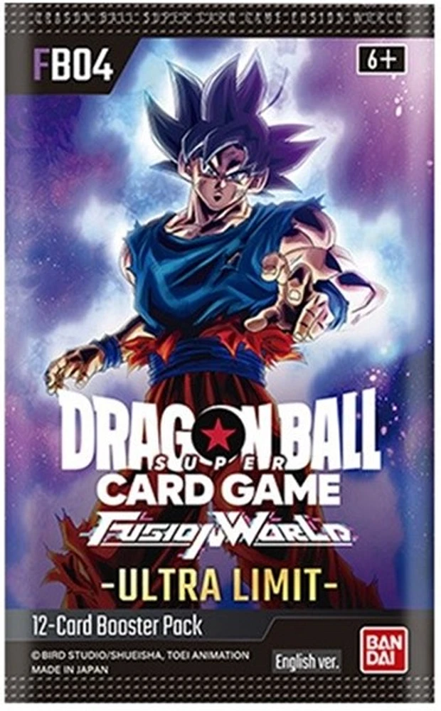 Dragon Ball Super Fusion World  Fb04  -  Ultra Limit - Booster Pack (English) 