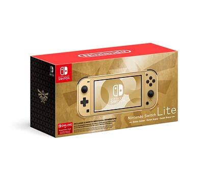 Nintendo Switch™ Lite: Hyrule Edition with Bonus Nintendo Switch Online + Expansion Pack 