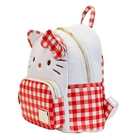 Loungefly : Hello Kitty Gingham Mini Backpack 