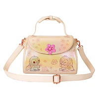 Loungefly: Stitch & Angel Cherry Blossom Crossbody 