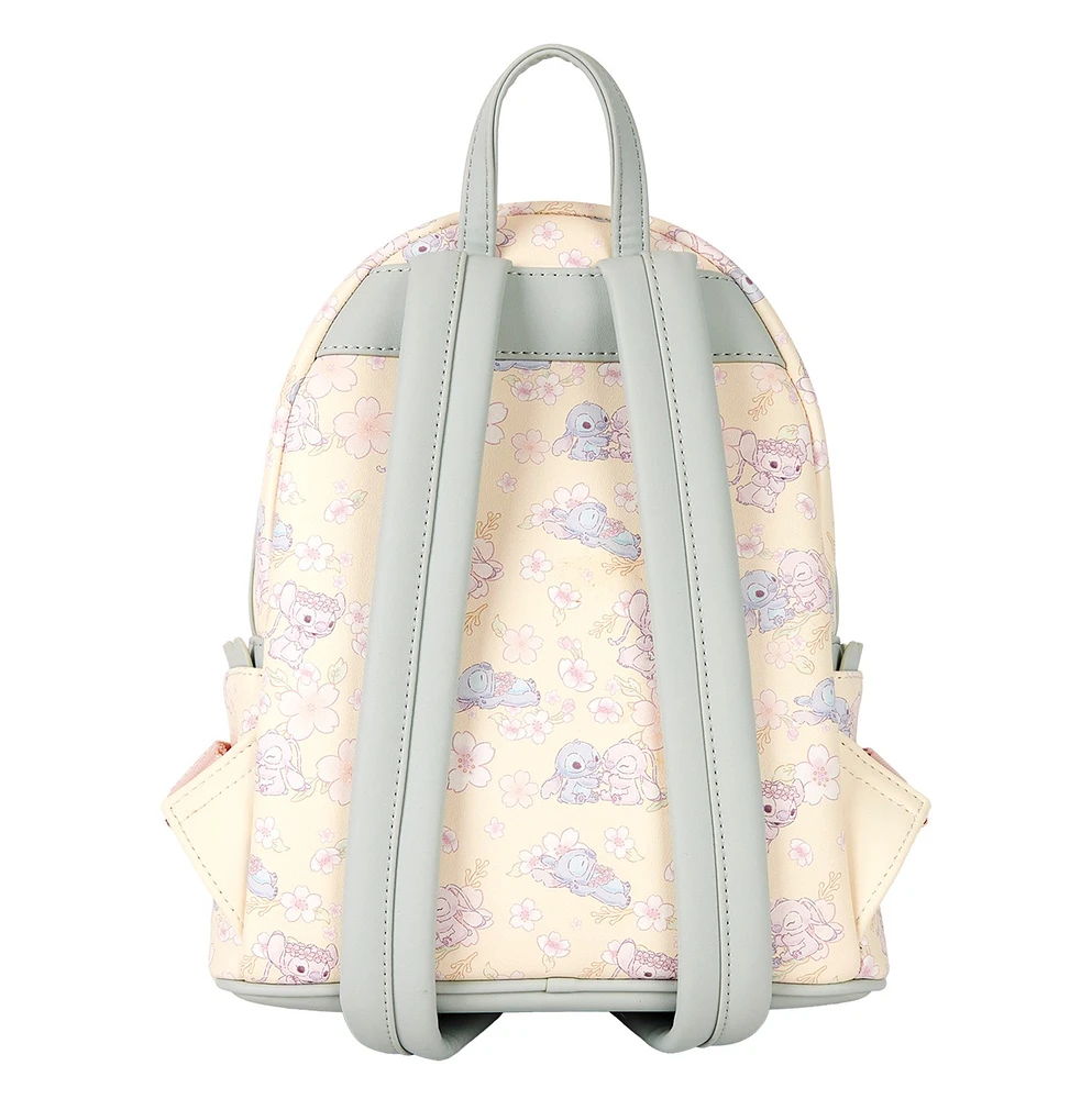 Loungefly: Stitch & Angel Cherry Blossom Mini Backpack 