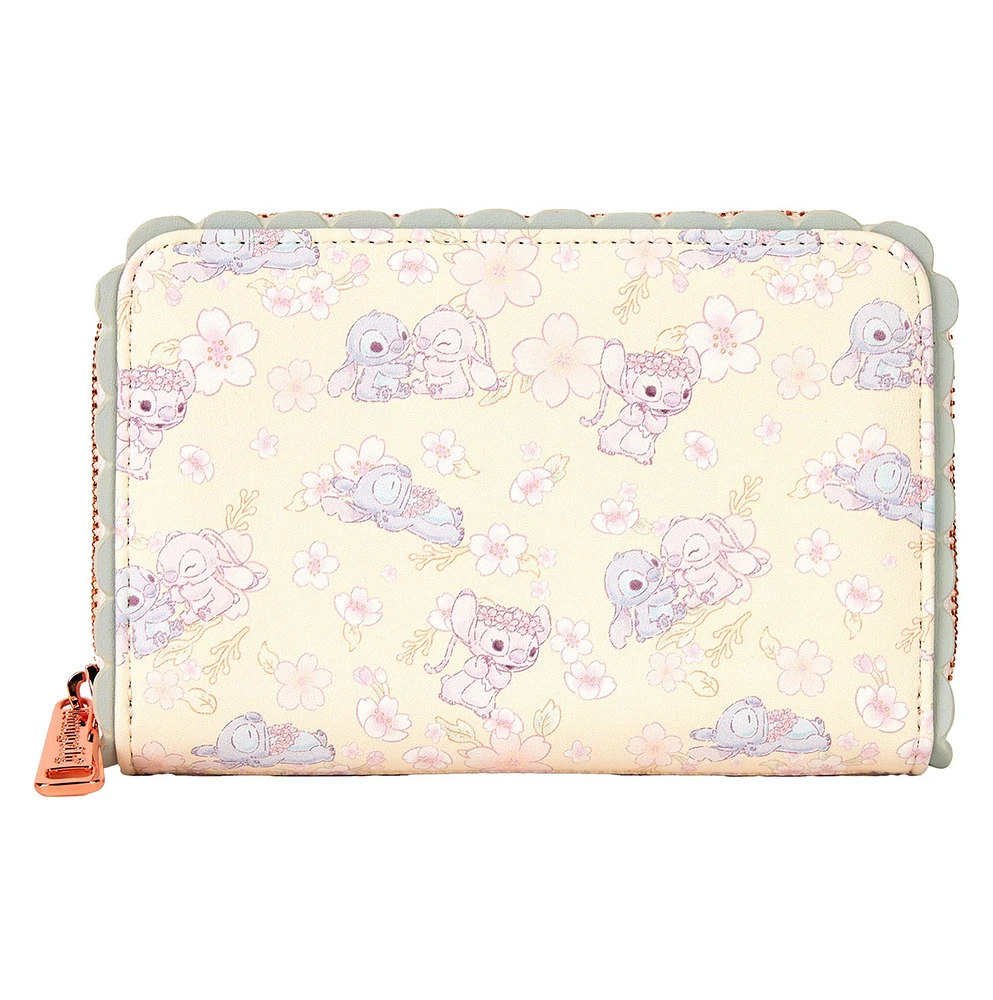 Loungefly: Stitch & Angel Cherry Blossom Wallet 
