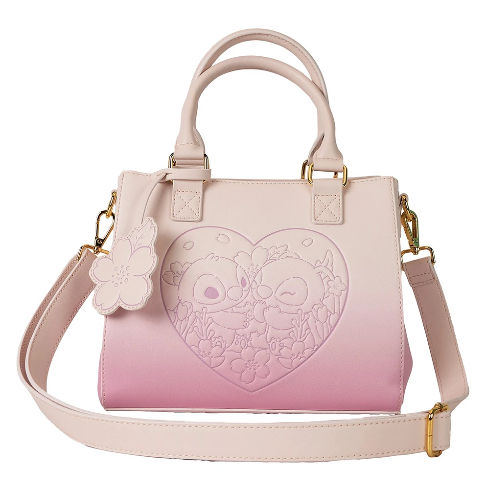 Loungefly: Stitch & Angel Pink Ombre Crossbody 