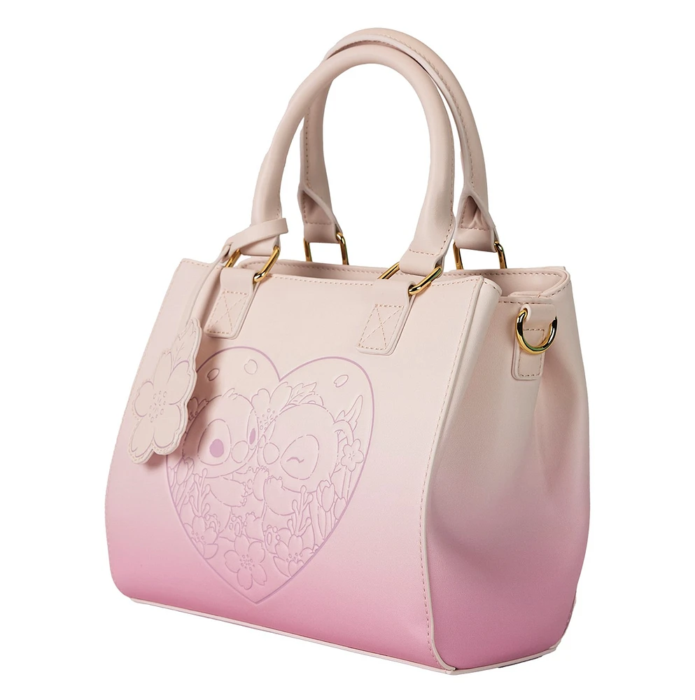 Loungefly: Stitch & Angel Pink Ombre Crossbody 