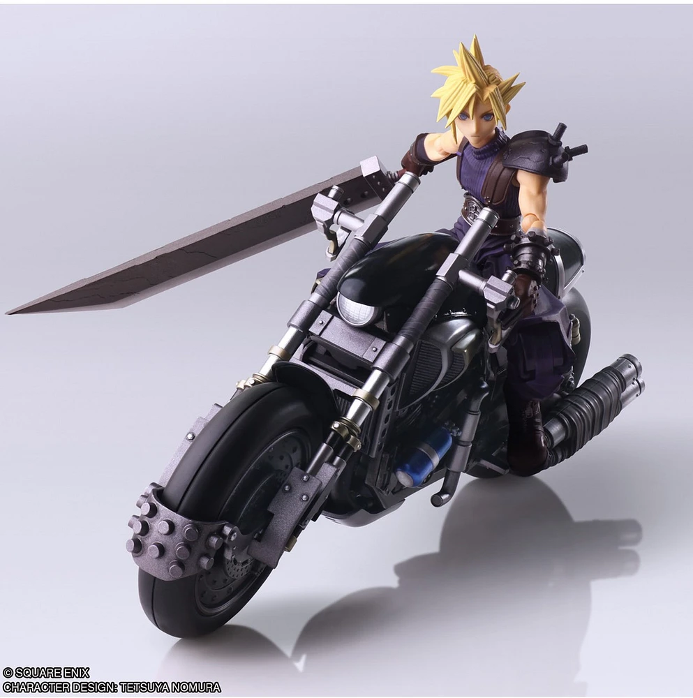 Final Fantasy VII Bring Arts Action Figure - Cloud Strife & Hardy-Daytona 
