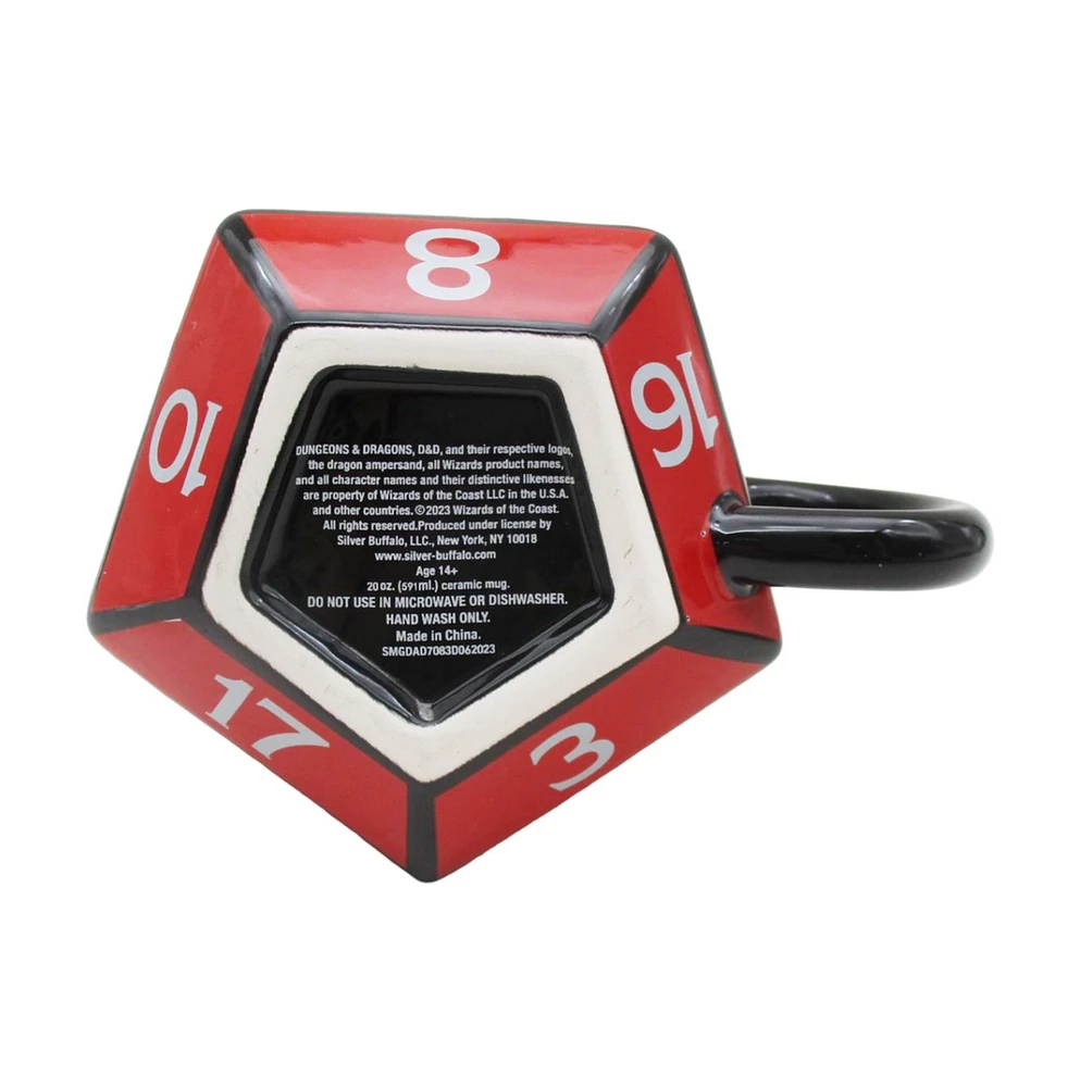 Dungeons & Dragons: D20 Sculpted Mug 