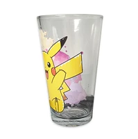 Pikachu Paint Splatter Glass 
