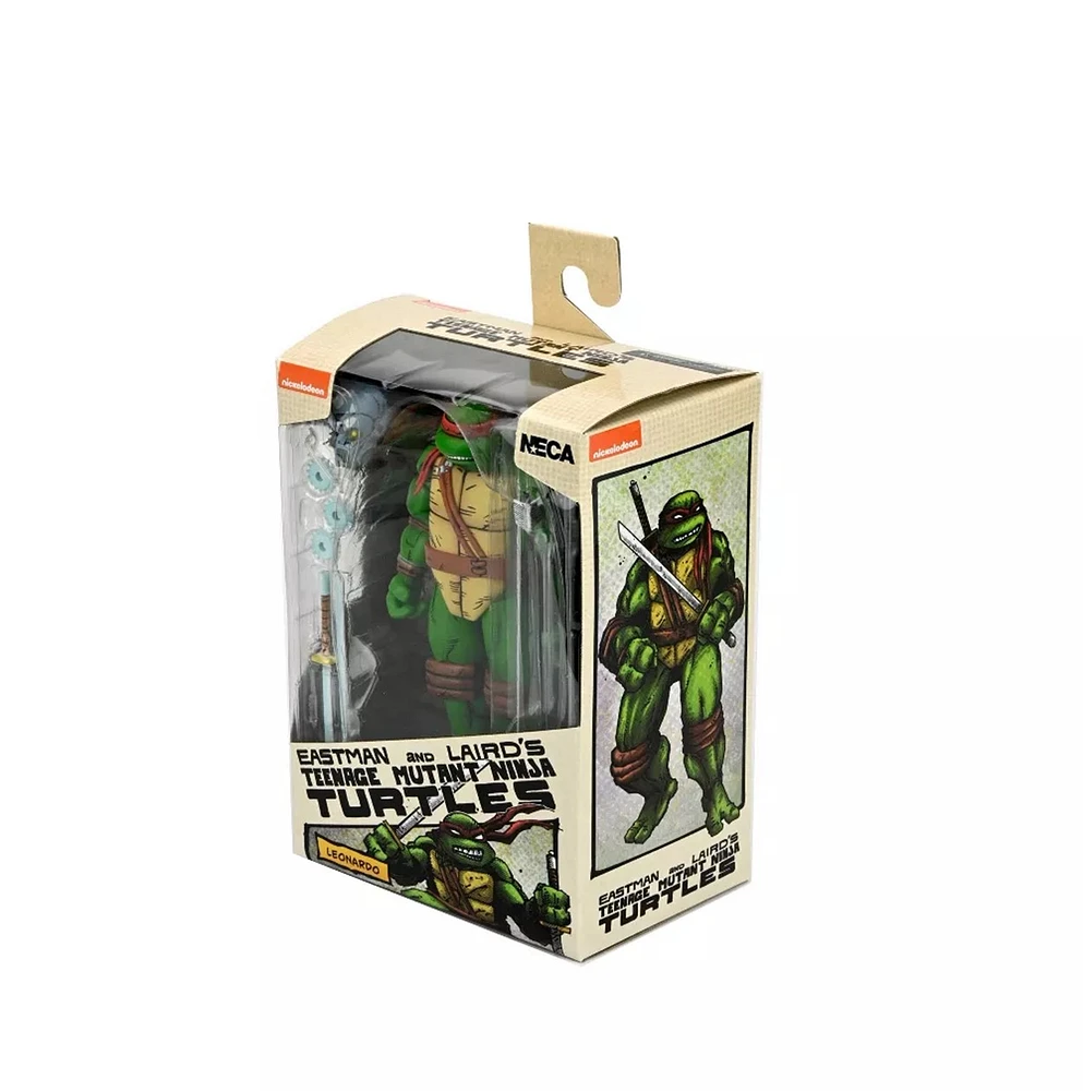 NECA Teenage Mutant Ninja Turtles Mirage Comics 7" Scale Leonardo Action Figure 