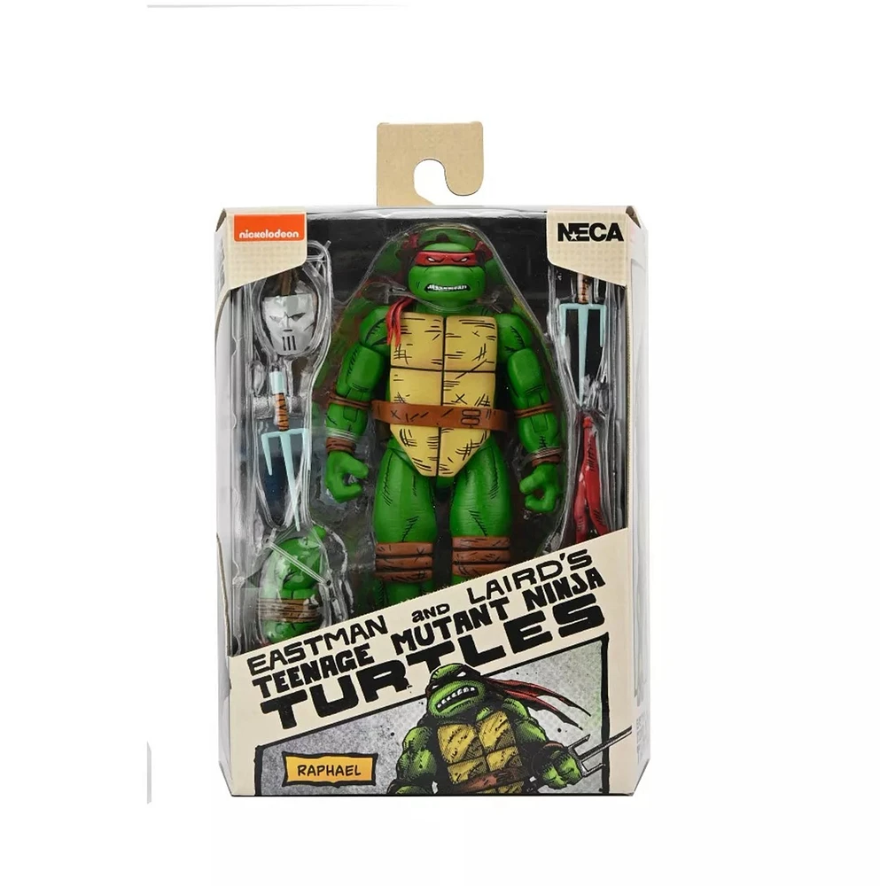 NECA Teenage Mutant Ninja Turtles Mirage Comics 7" Scale Raphael Action Figure 