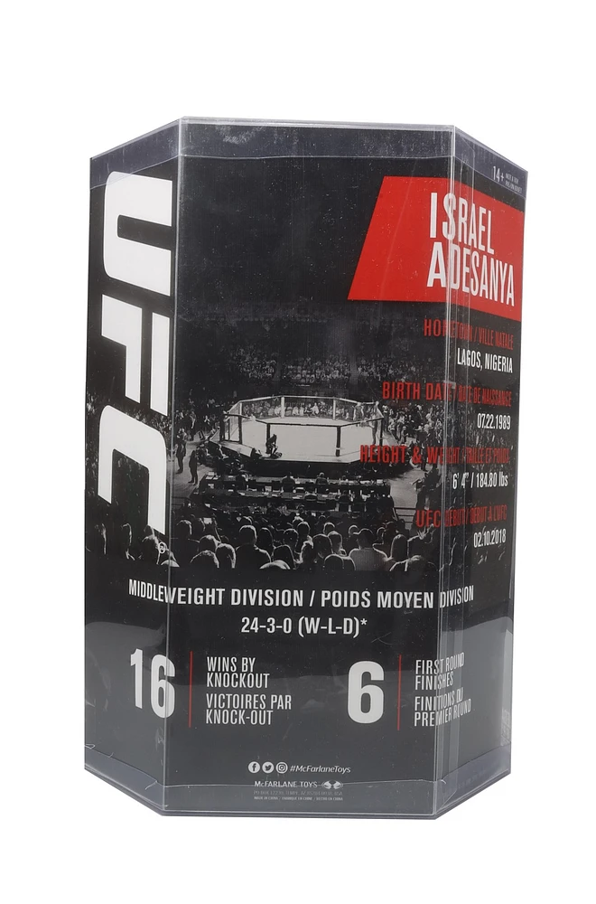 UFC Posed 7in Figure- Israel Adesanya 