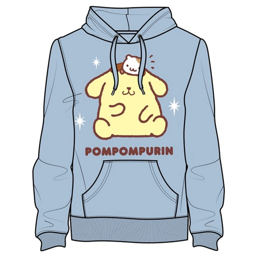 Pompompurin Blue Hoodie