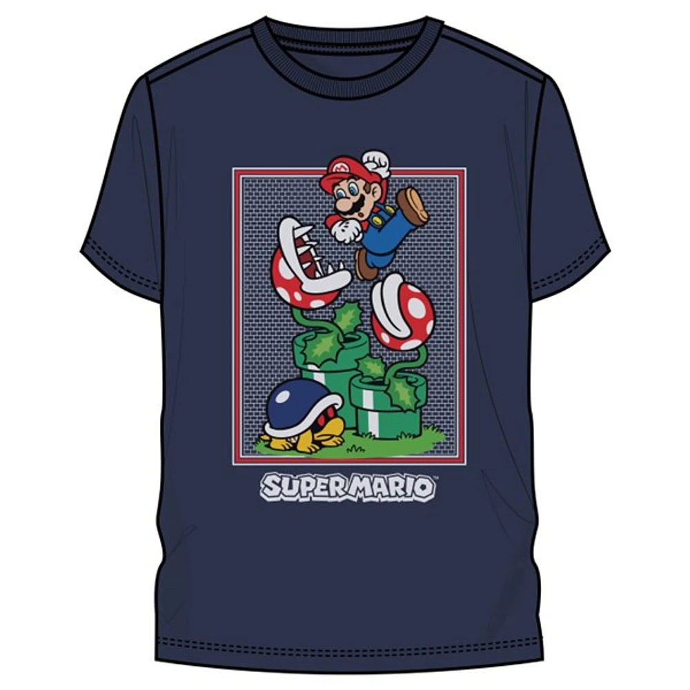 Super Mario vs Piranha Plant Tee