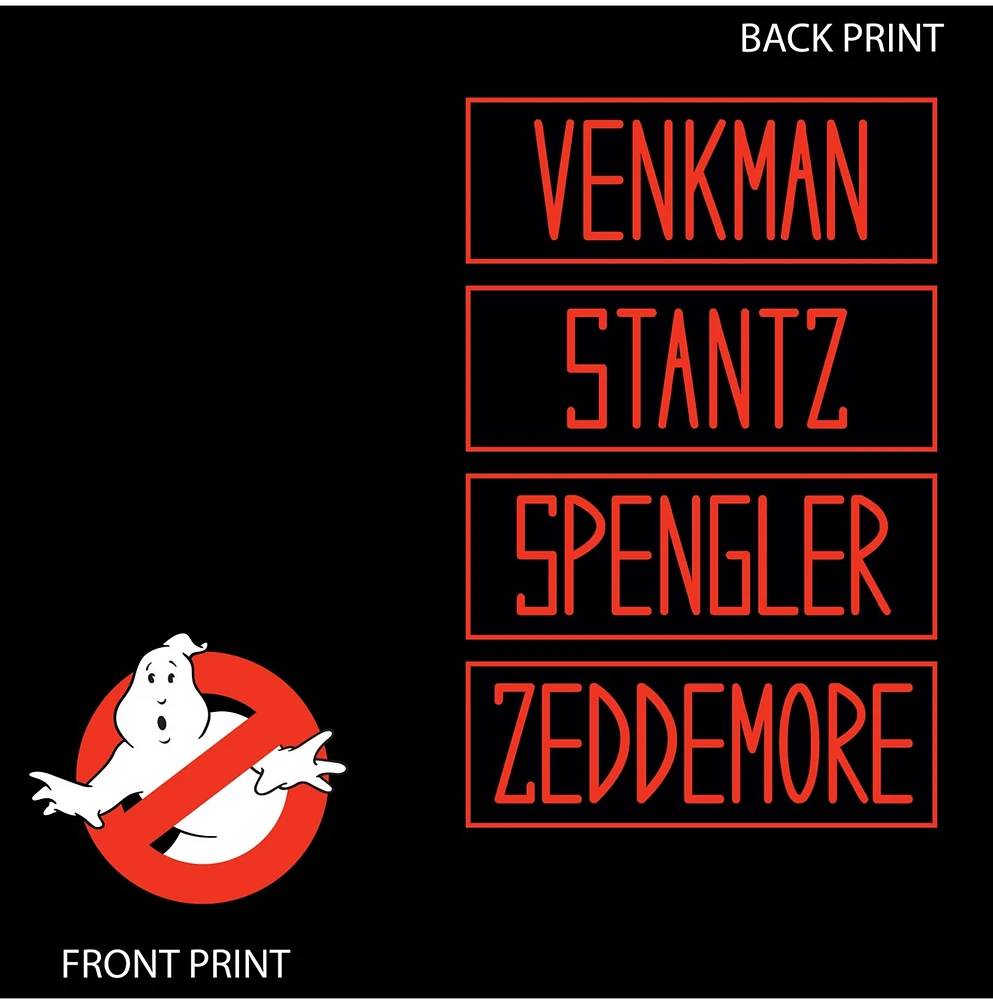 Ghostbusters Name Tags 2-Sided Tee