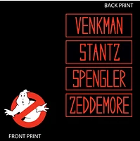 Ghostbusters Name Tags 2-Sided Tee