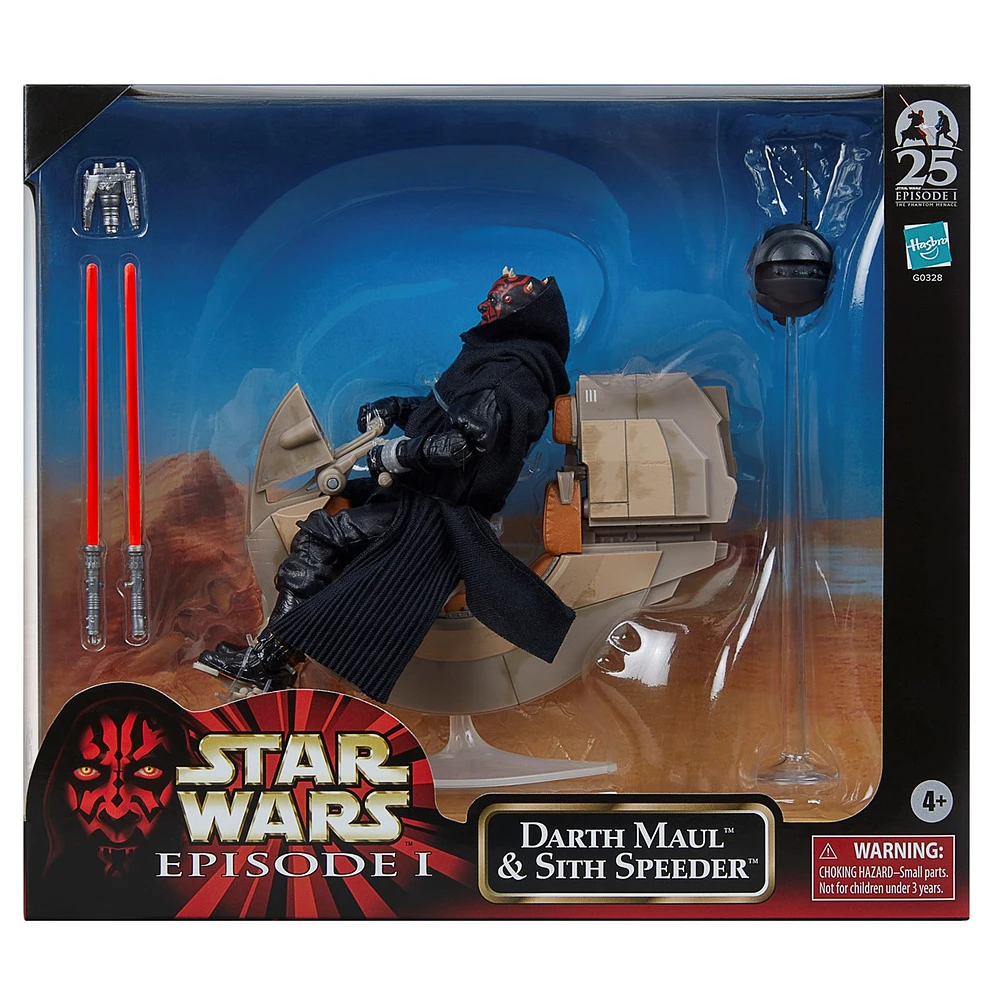 Star Wars The Black Series Darth Maul & Sith Speeder 