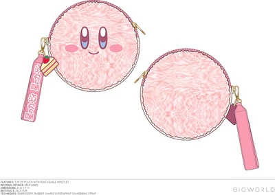 Kirby Faux Fur Coin Pouch 
