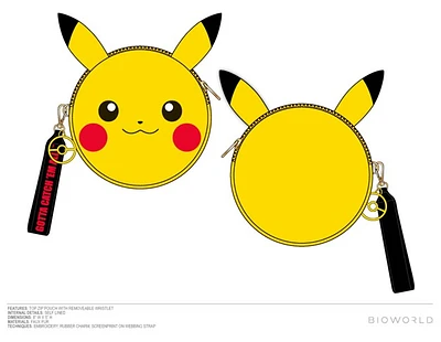 Pochette à pièces Pokémon : Pikachu 