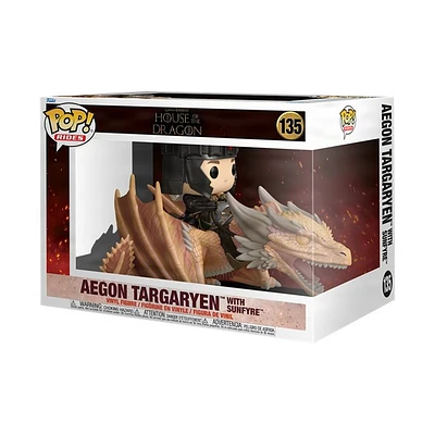 POP! Rides Deluxe House of the Dragon Aegon Targaryen with Sunfyre 