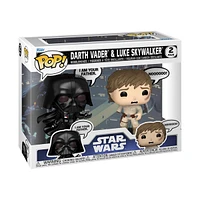 POP! Sayings Star Wars Darth Vader & Luke Skywalker 2 Pack 