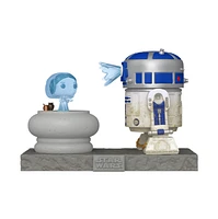 POP! Star Wars Deluxe R2-D2 and Princess Leia Hologram 