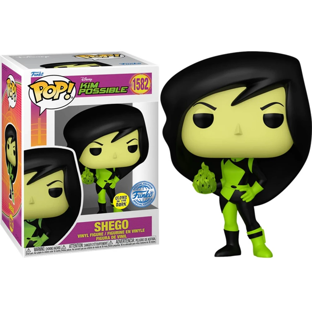 POP! Kim Possible - Shego Glow-in-the-Dark Vinyl Figure 