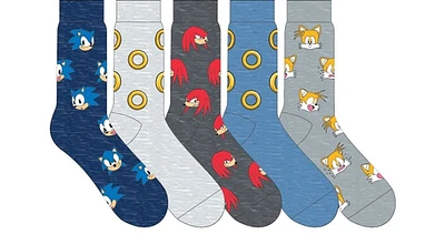 Chaussettes Sonic Trio & Rings, paquet de 5 